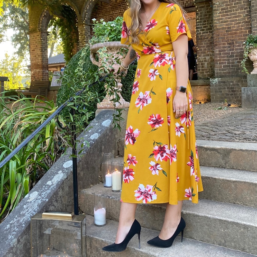 Tie-around dress
